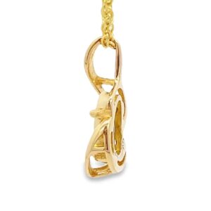 Gold quartz pendant, Alaska Mint