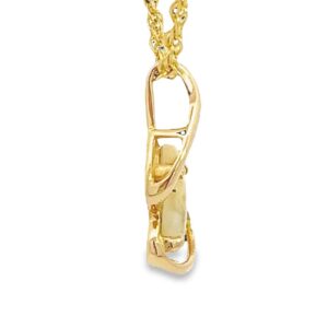 Gold quartz pendant, Alaska Mint
