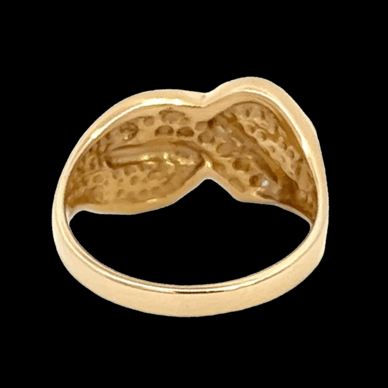 Gold quartz, Ring, Alaska Mint, Diamond, RL1060DQ