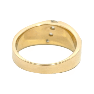 Ladies Gold Quartz & Diamond Ring, Alaska Mint