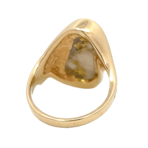Ladies Gold Quartz Ring, Alaska Mint