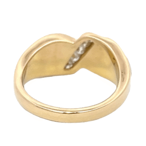 Ladies, Gold Quartz, &, Diamond, Ring, Alaska Mint