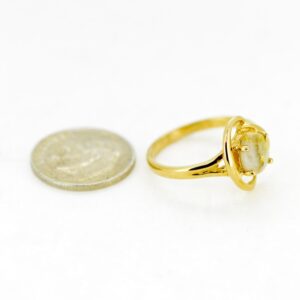 Ladies Gold Quartz Ring, Alaska Mint