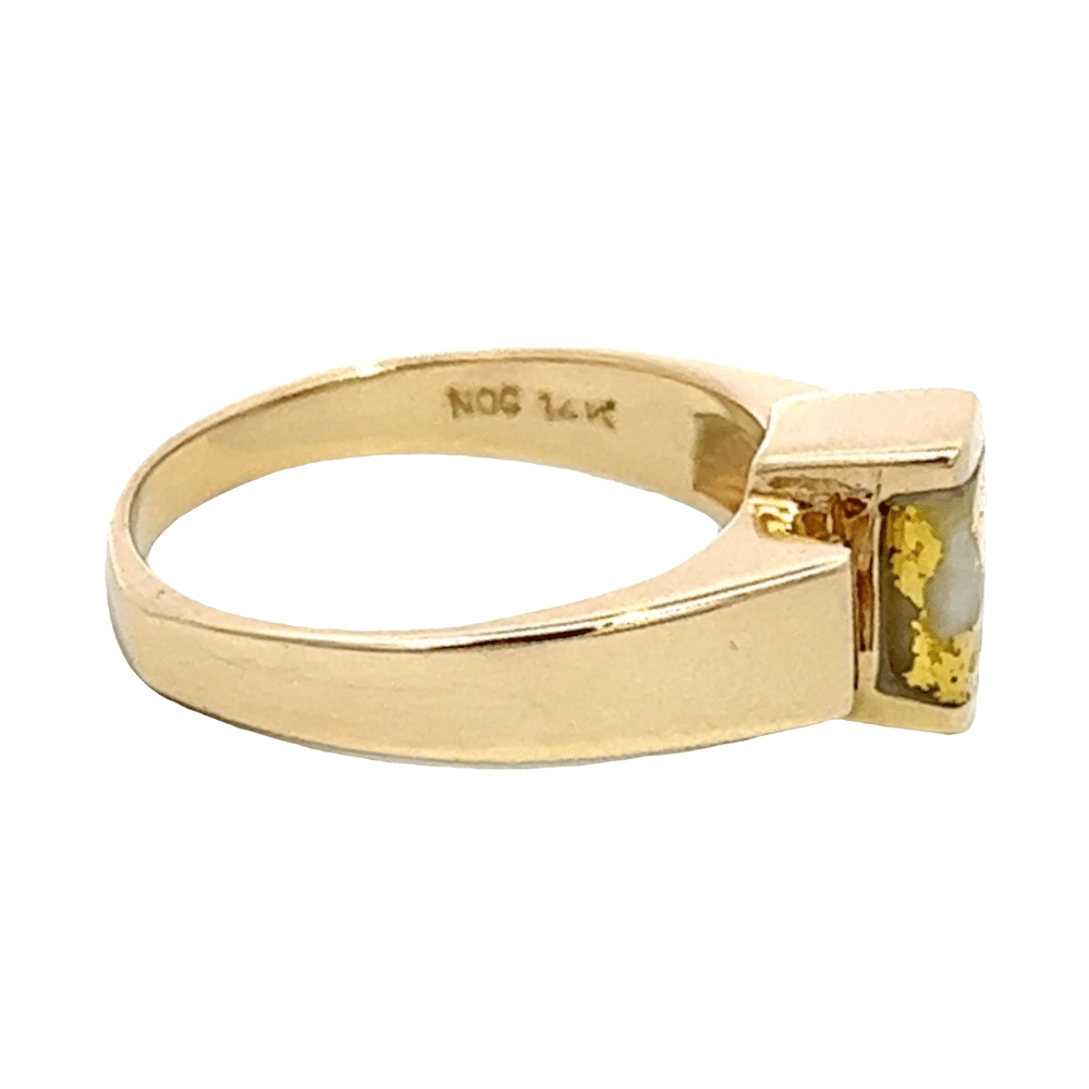 Ladies Gold Quartz & Diamond Ring RLDL50D12Q - Alaska Mint