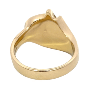 Ladies Gold Quartz & Diamond Ring, Alaska Mint
