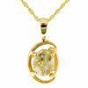 Gold Quartz Pendant, Alaska Mint