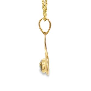 Gold Quartz Pendant, Alaska Mint
