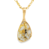 Gold Quartz Pendant, Alaska Mint