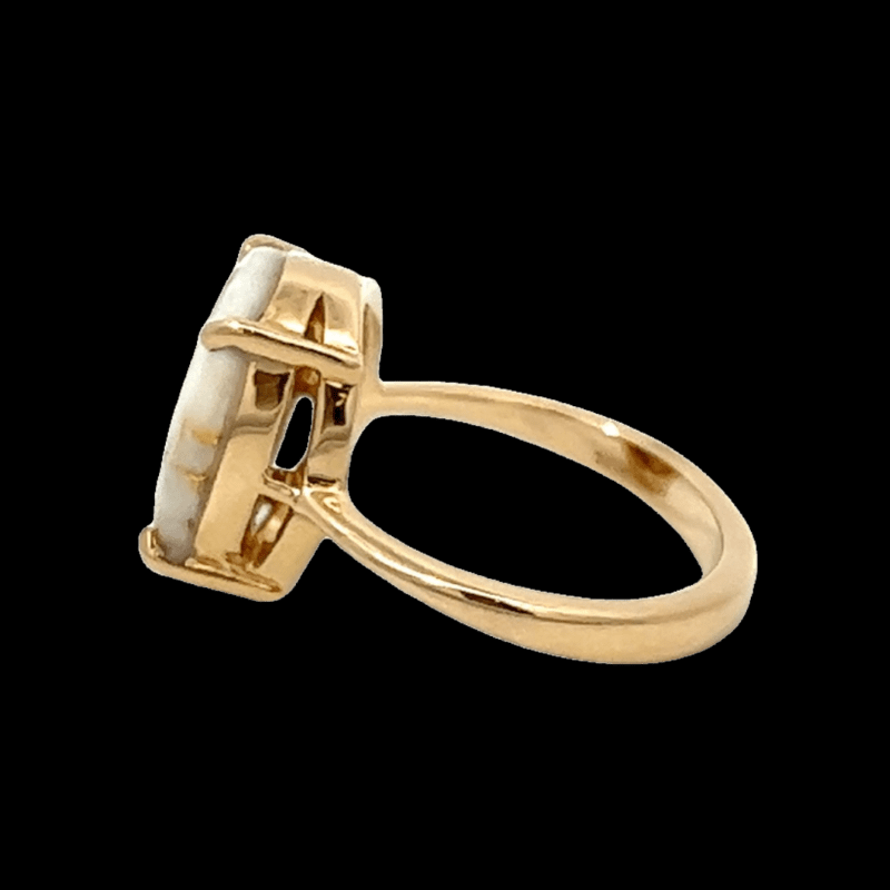 Gold quartz, Ring, Alaska Mint, RL1007Q