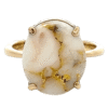 Gold quartz, Ring, Alaska Mint, RL1007Q