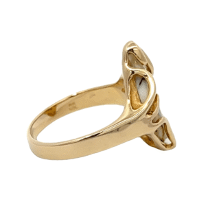 Ladies Gold Quartz Ring, Alaska Mint