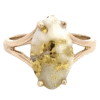 Gold quartz, Ring, Alaska Mint, RL646Q