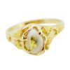 Ladies Gold Quartz Ring, Alaska Mint