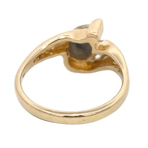 Gold quartz, Ring, Alaska Mint, Diamond, RL745D6Q