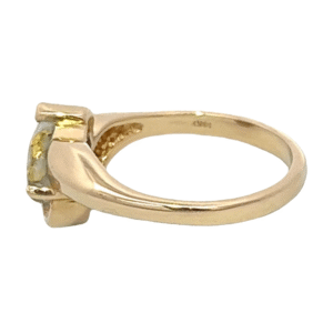Gold quartz, Ring, Alaska Mint, Diamond, RL745D6Q