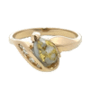 Gold quartz, Ring, Alaska Mint, Diamond, RL745D6Q