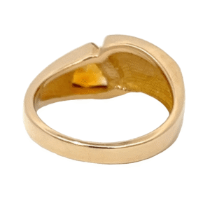 Ladies Gold Quartz Ring
