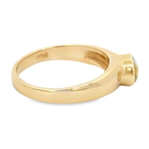 Oval Gold Quartz Ring, Alaska Mint