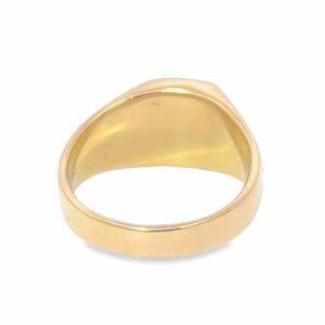 Gold Quartz Gold Nugget Men's Ring, Alaska Mint