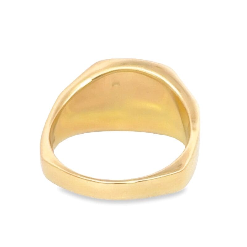 Men's Gold Quartz Gold Nugget Ring, Alaska Mint