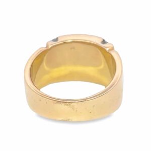 Men's Gold Quartz & Diamond Ring, Alaska Mint