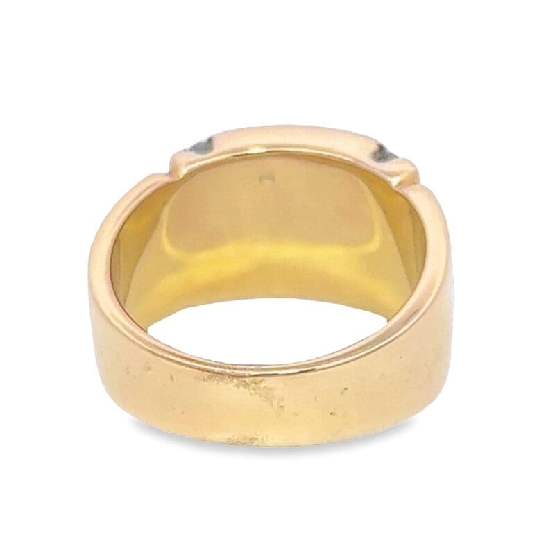 Men's Gold Quartz & Diamond Ring RM779D50Q - Alaska Mint