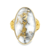 Ladies Gold Quartz Ring, Alaska Mint