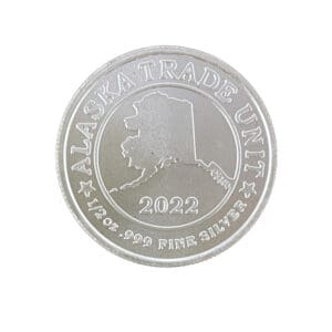 2022 Alaska Trade Unit 1/2 oz. Silver Medallion