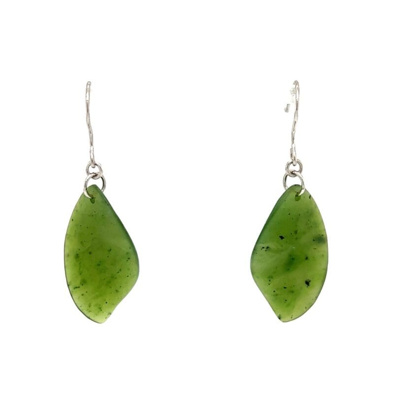 Jade Natural Dangle Earrings