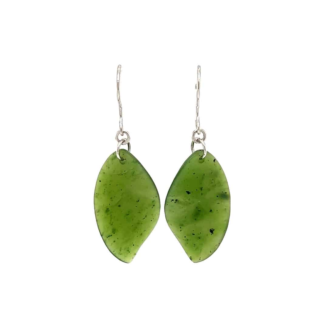 Jade Natural Dangle Earrings - Alaska Mint