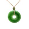 Jade Matte Donut Pendant