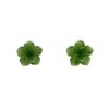Jade forget-me-knot post earrings