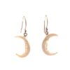Ivory Moon Dangle Earrings