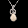 Mammoth Ivory Teardrop Pendant