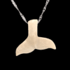 Mammoth Ivory Whale Tail Pendant