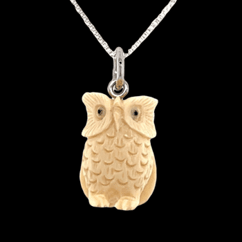 Ivory Owl Pendant