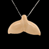 Mammoth Ivory Whale Tail Pendant