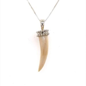 Ivory Bear Claw Pendant