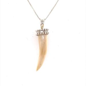 Ivory Bear Claw Pendant
