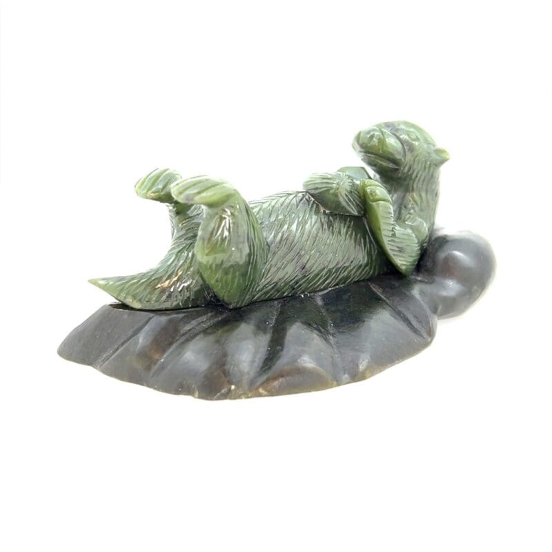 Jade Carving of Sea Otter