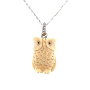 Ivory Owl Pendant