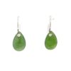 Jade Teardrop Dangle Earrings