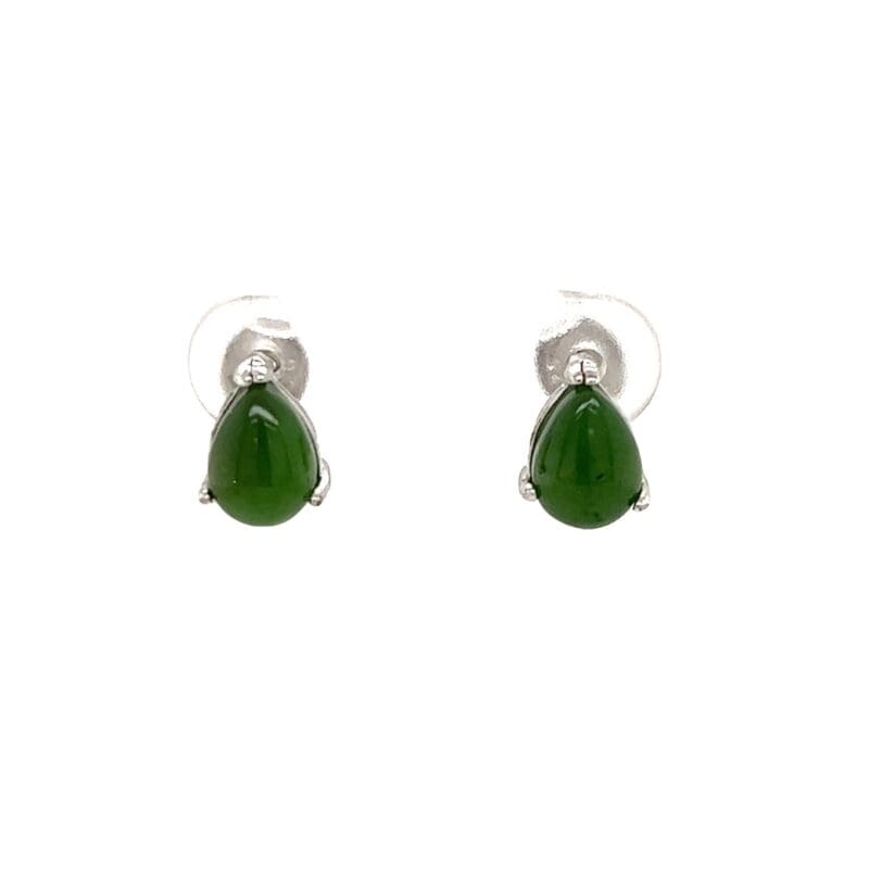 Jade Post Earrings
