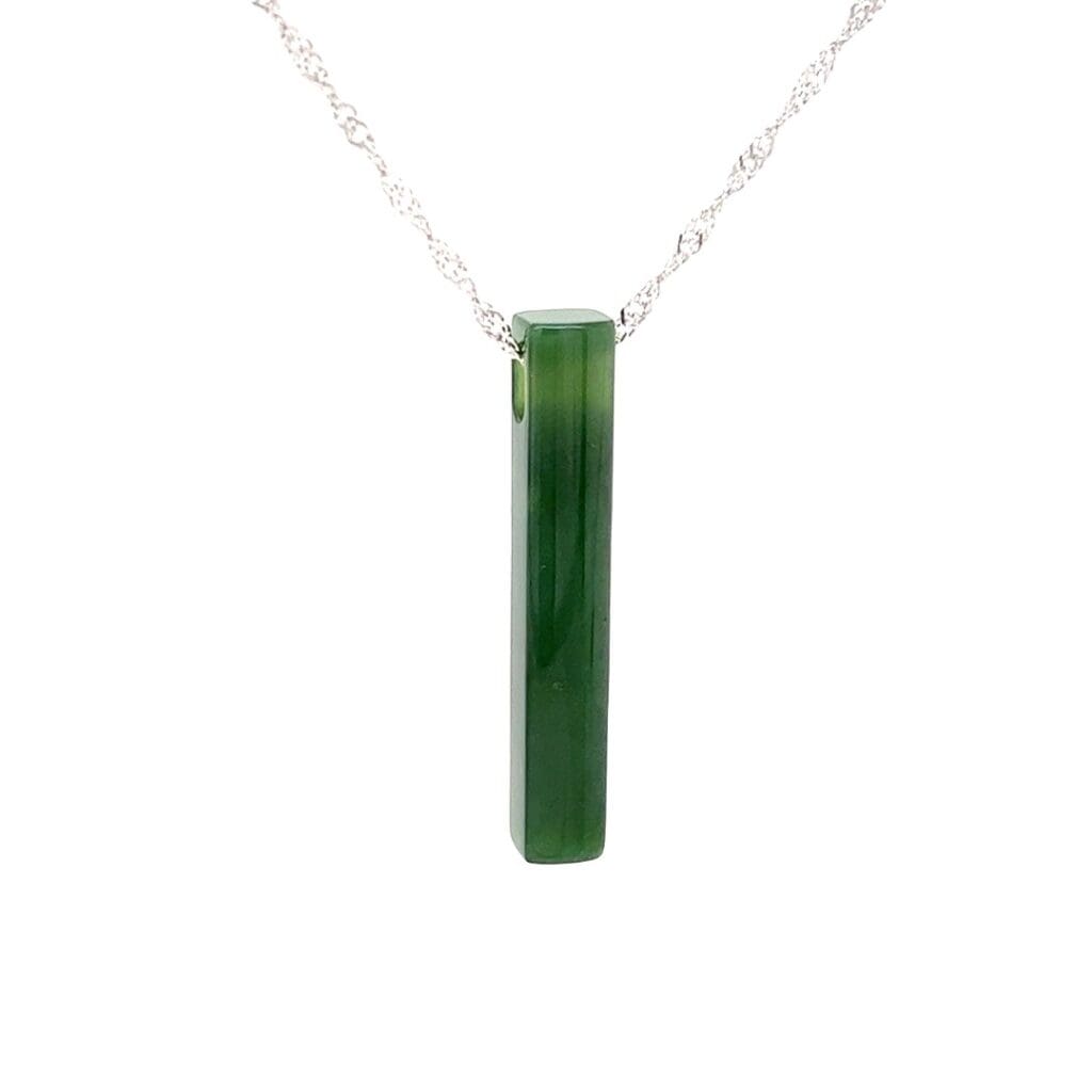 Jade Rectangle Pendant Alaska Mint