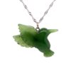 Jade Hummingbird Pendant