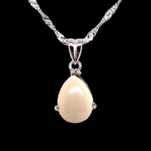 Mammoth Ivory Teardrop Pendant