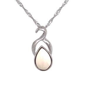 Ivory Teardrop Pendant