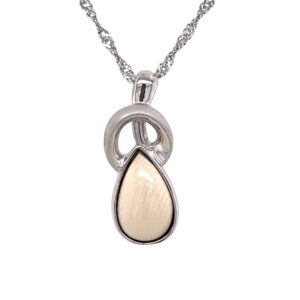 Mammoth Ivory Teardrop Pendant
