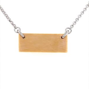 Mammoth Ivory Bar Pendant