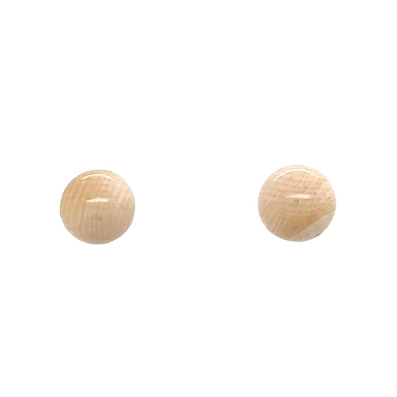 Ivory Ball Post Earrings